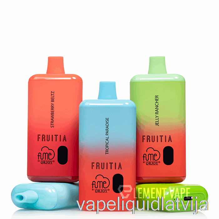 Fruitia X Fume 8000 Vienreizējās Lietošanas Zils Slushy Vape šķidrums